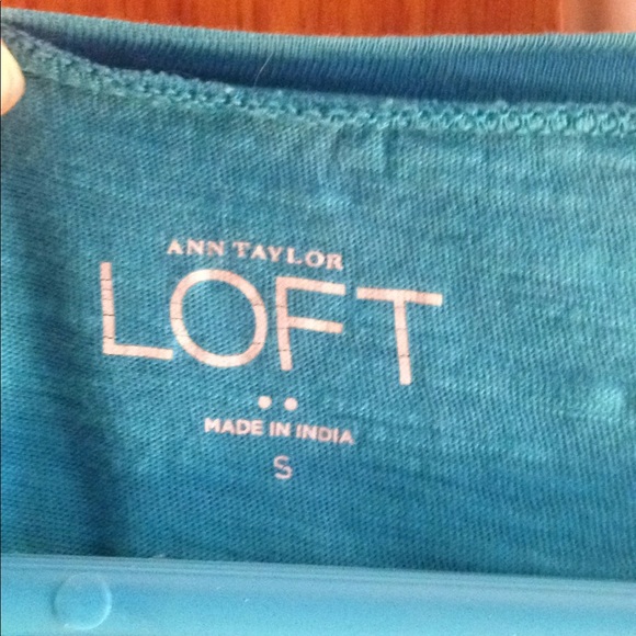 White and blue tie die top - Picture 2 of 3